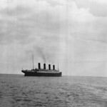 The last picture taken of Titanic before her sinking