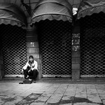 Waiting for customers