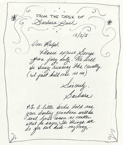 President Bush Gets Called for Jury Duty