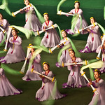 north korea dancers in motion
