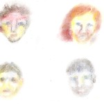 Faces 101 day 4 painting 2 with pan pastels & eraser