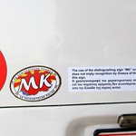 Our driver can't read English or Greek and missed the departure road at the airport. He was pulled over by the police who harassed him because of this Macedonia sticker. The Greeks hate them for using the name