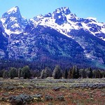 Grand Teton Mountains - Grand Teton National Park - Wyoming - 1978
