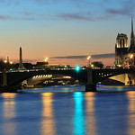 Cath&eacute;drale Notre-Dame & pont de Sully