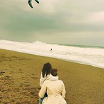 Mom teaches me to share the wind