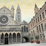 Cath&eacute;drale Notre-Dame de Tournai, Province du Hainaut, Belgium