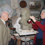 Скульптор Иван Миско. Космонавт Алексей Леонов. Sculptor Ivan Misko. Cosmonaut Alexei Leonov (11)