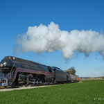 N&W 4-8-4 "J" #611 @ Paradise, PA