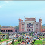 L'entr&eacute;e du Taj Mahal : le Darwaza-i-rauza 7/10