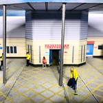 Diorama - Mossend District General Hospital. 1:76 scale - OO Gauge.