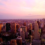 As the sun fades over the Apple