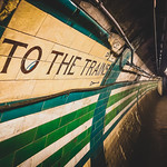 An abandoned part of Piccadilly Circus tube station, London 放棄されたピカデリー・サーカス地下鉄駅の一部、ロンドン
