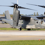 10-0052 Boeing CV-22B Osprey taxiing onto RWY11 via ALPHA