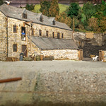 L2022_2307 - Cotehele Quay, Cornwall in 19th Century - Model