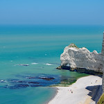 Etretat : la falaise d'Amont