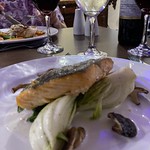 Seatrout with fennel and mushrooms, Shendish Manor Hotel