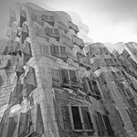 Neuer Zollhof, port des m&eacute;dias, Dusseldorf, Rh&eacute;nanie-du-Nord-Westphalie, Allemagne