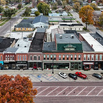 Looking South From Square, Rushville, Illinois