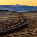 Driving Away From The Sunset