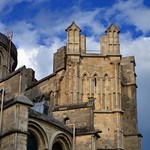 Southeast chapel tower, Canterbury Cathedral, Canterbury, Kent, England..
