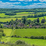 The delectable village of Turville, Chiltern Hills, Buckinghamshire, England. So often this village has been chosen as the location for films and T.V. dramas. Why? Because, surely, it is the quintessential English village.