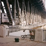Southbound Coast Starlight (Amtrak Train 11) begins its crossing of Portland Steel Bridge, 8 Nov 2025