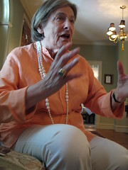 My grandmother never stops waving her arms