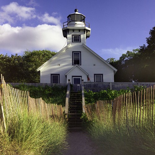 Mission Point Lighthouse,  Lake Michigan