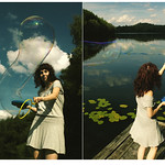 here goes the bubble