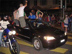 WM-Finale Italien-Frankreich Zürich Langstrasse