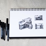 Fun with my six shades of gray. No red for the red dot #Leica #m9