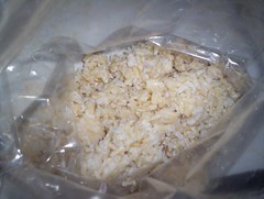 mmm, leftover rice - basmati