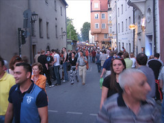 Regensburg Brückenfest 2006 Event Konzert Donau Disko Zap Kneitinger Ringlstetter Steinerne Brücke Thundorferstrasse