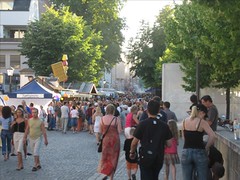Regensburg Brückenfest 2006 Event Konzert Donau Disko Zap Kneitinger Ringlstetter Steinerne Brücke Thundorferstrasse