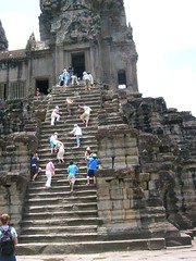 Las escaleras de Angkor como compendio del viaje