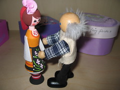 Lilacland: Grandad tries to dance with the one of the locals but she is a bit stiff