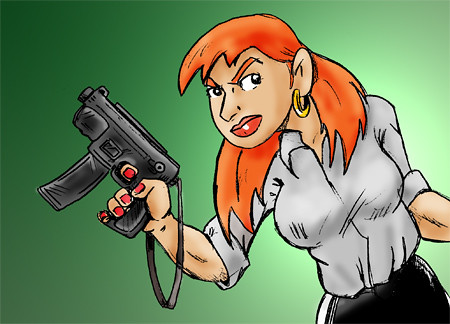 Sara-with-Machine-Gun