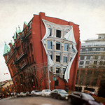 Toy-ronto Planet. Trompe l'Oeil of Toy Flatiron