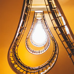 Lightbulb staircase.