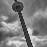 stormy clouds over i360
