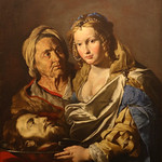 Mathias Stomer (1600-1655) Salom&egrave; con la testa del Battista (1630 circa) - Palazzo Bianco - Genova