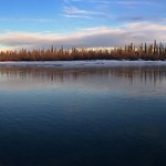 Morning Sun on the Tanana River