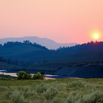 Sunset Through The Smokey Haze