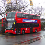 SLN 12433 - SN67XDW - NORTH GREENWICH STATION - WED 28TH MAR 2018