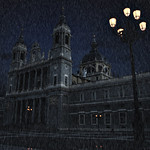 Lluvia en La Almudena