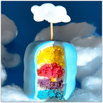 mini cupcake "rainbow"