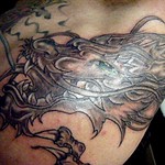JApanese Oreintal Dragon Tattoo