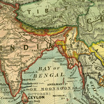India: 1877 Stanfords map