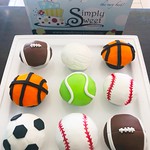 Sports cupcakes