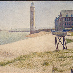 Smithsonian Museum Collection-61 The Lighthouse at Honfleur by Georges Seurat